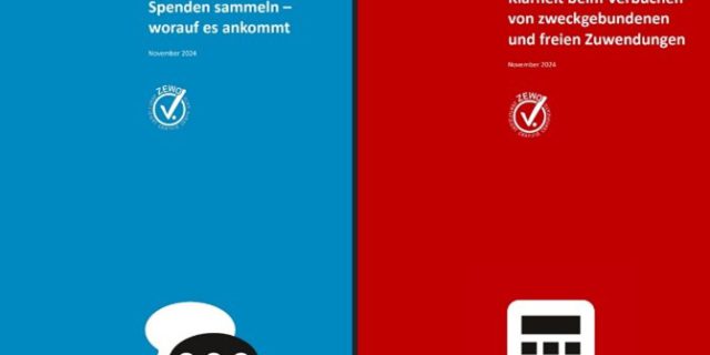 Neue ZEWO-Merkblätter: Veranstaltungshinweis vom 15. Mai und 17. Juni