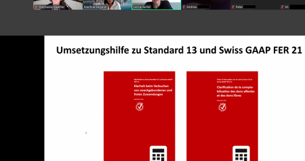 ERFA-Rückblick Neue ZEWO-Merkblätter zu freien und zweckgebundenen Spenden